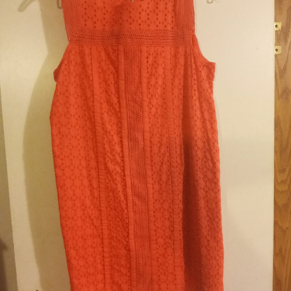 Coral dress